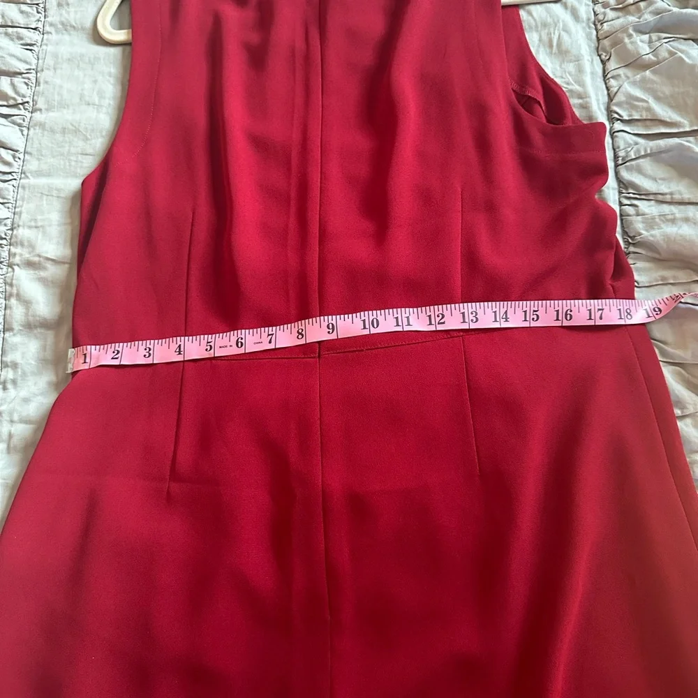 Liz Claiborne Vibrant Red‎ Short Sleeve Dress